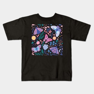 Colorful Butterflies Kids T-Shirt